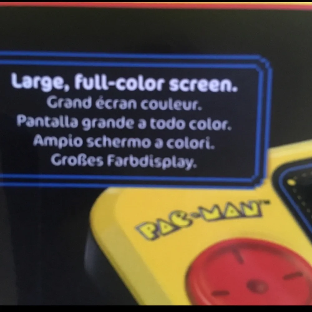 Mr PAC-MAN Pocket Player My Arcade +4 AAA  Games Included PAC PANIC PAC MANIA